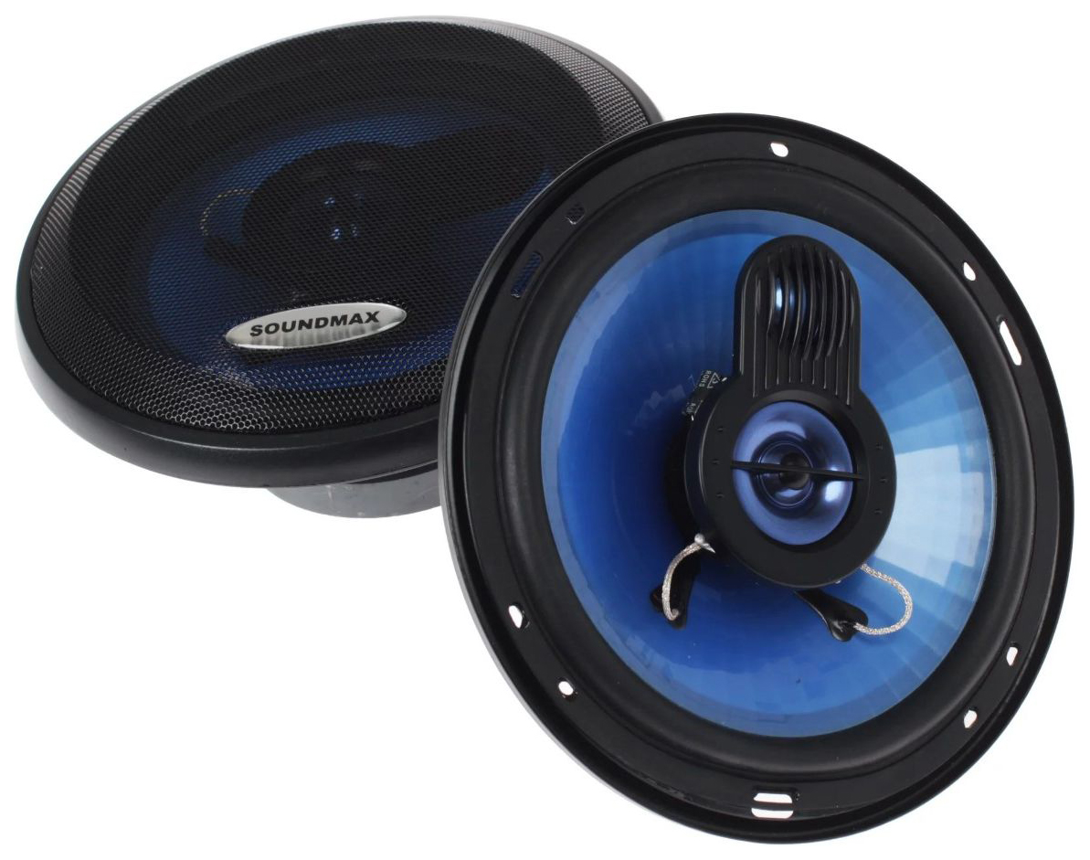 Автомобильные колонки Soundmax SM-CSE603, Черная