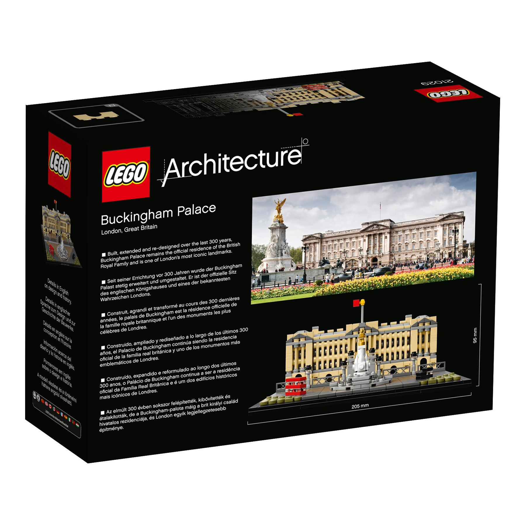 Купить конструктор LEGO Architecture Букингемский дворец (21029), цены на  Мегамаркет | Артикул: 100000075661