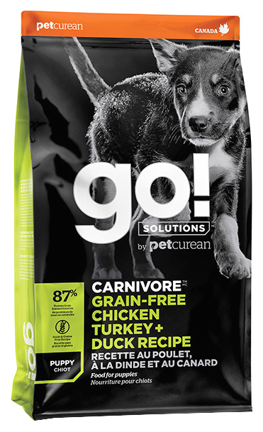 Купить сухой корм для щенков GO! Carnivore Grain Free Puppy, индейка, курица, лосось, утка, 10кг, цены на Мегамаркет | Артикул: 100024967662