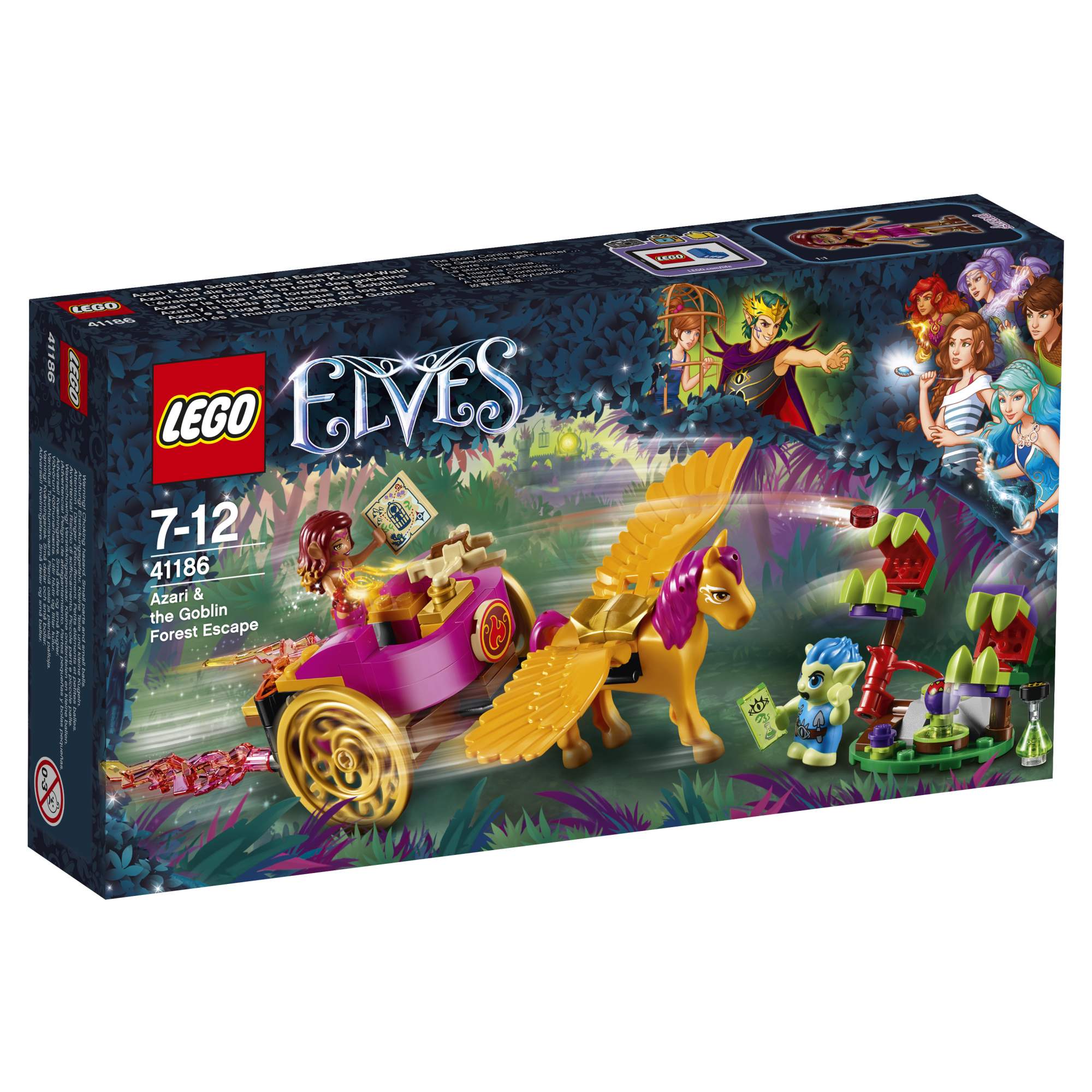 Конструктор LEGO Elves Побег Азари из леса гоблинов (41186) - купить в  Shop-device ДСМ, цена на Мегамаркет