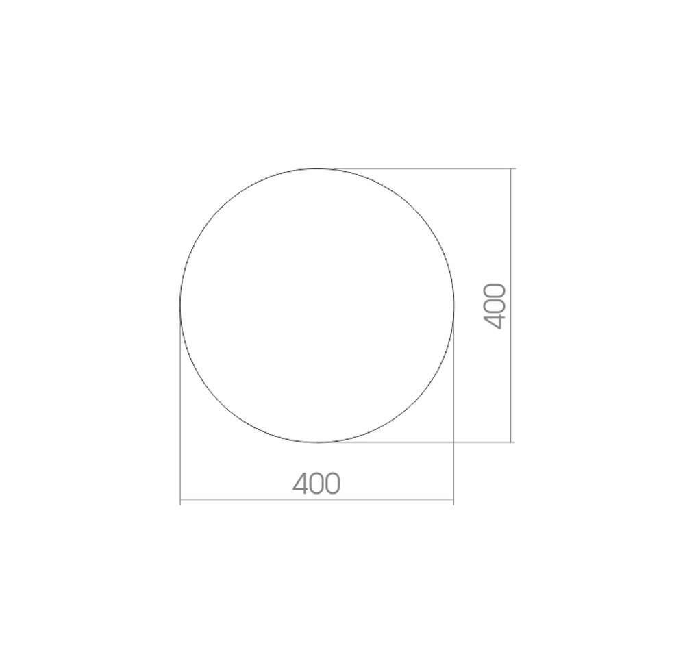 Зеркало Mixline круглое 400 мм