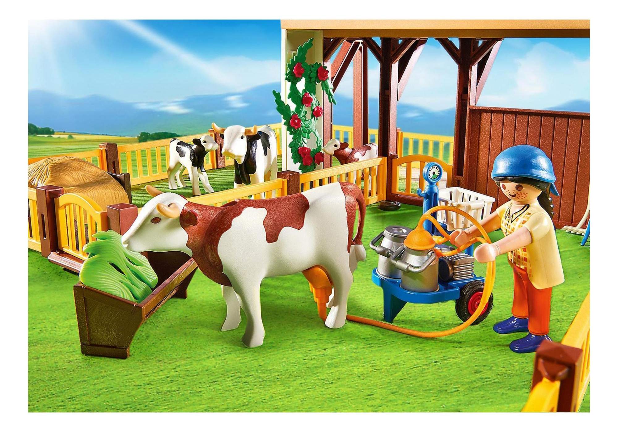 Большая ферма. Playmobil ферма 6120. Плеймобиль 6120. Playmobil Country 6120. Игрушки Плеймобил ферма 6120.