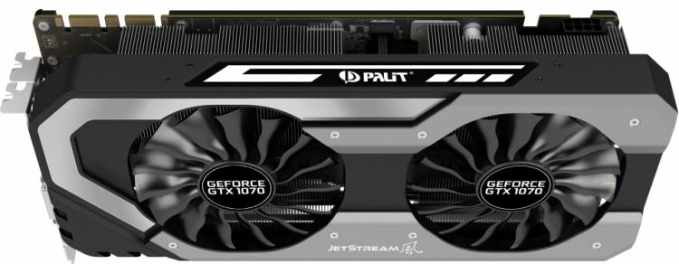 Видеокарта Palit NVIDIA GeForce GTX 1070 JetStream (NE51070015P2