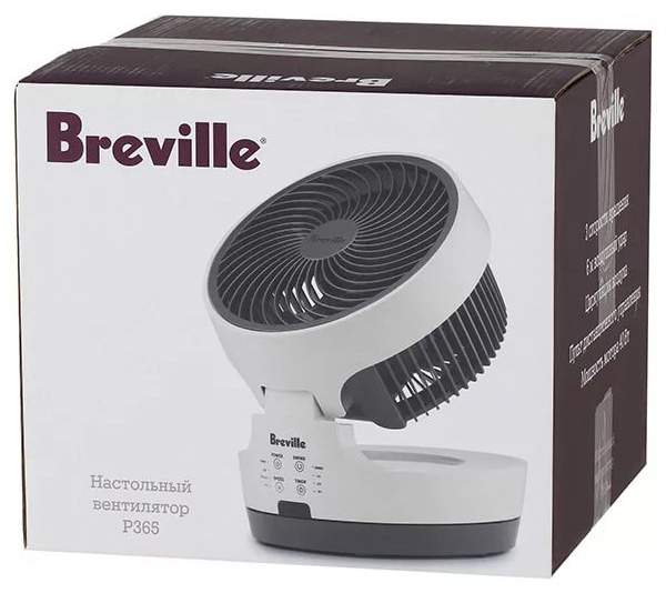 Вентилятор настольный Breville P 365 white/brown