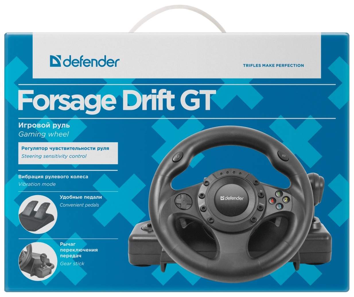 Игровой руль Defender Forsage Drift GT (64370) - отзывы покупателей на  маркетплейсе Мегамаркет | Артикул: 100000015262