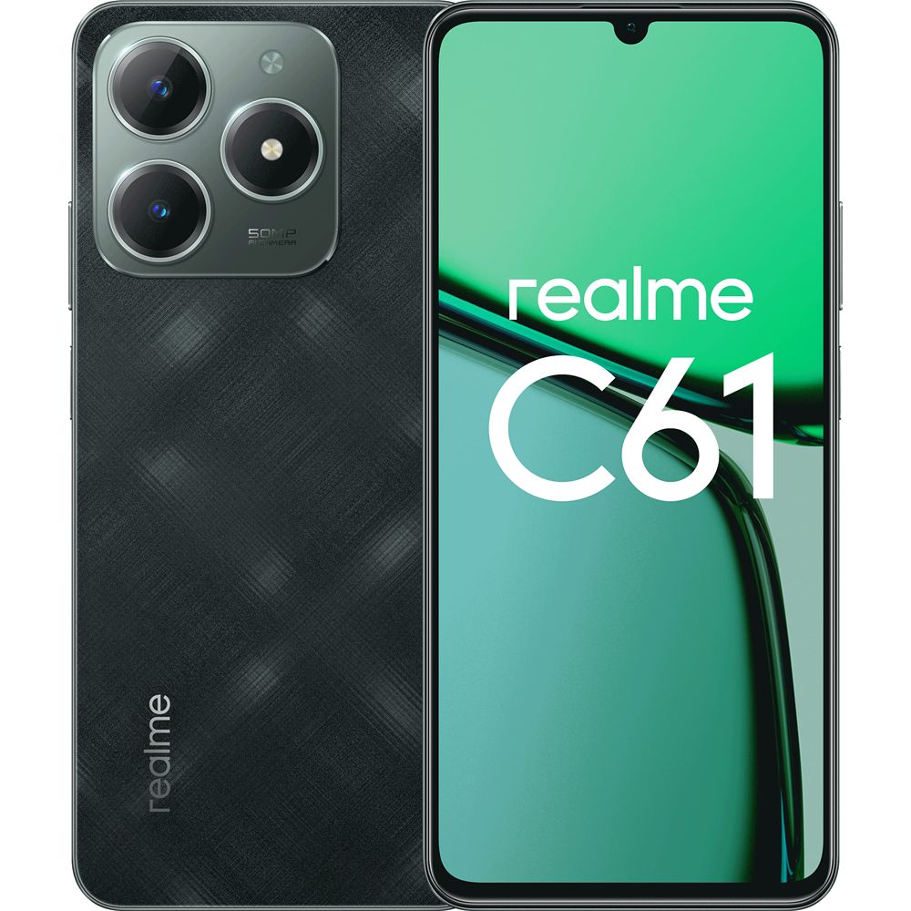 Смартфон Realme C61 8/256GB Зеленый (0900045510) – купить в Москве, цены в интернет-магазинах на Мегамаркет