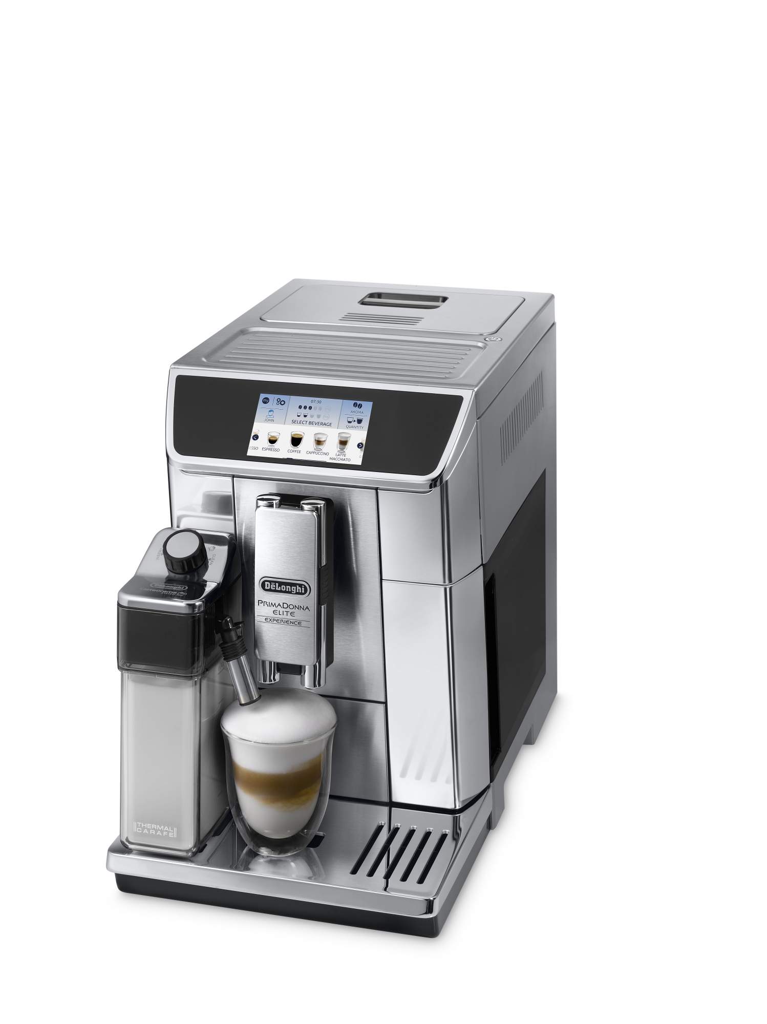 DeLonghi PrimaDonna Elite ECAM 650.85.MS Silver Black De Longhi