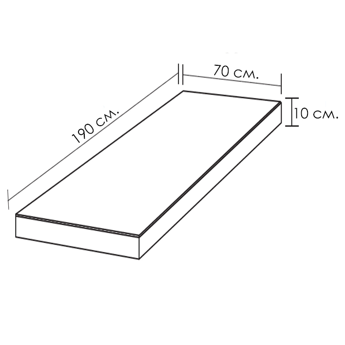 Матрас Big House Ультрастеп 10 70х190