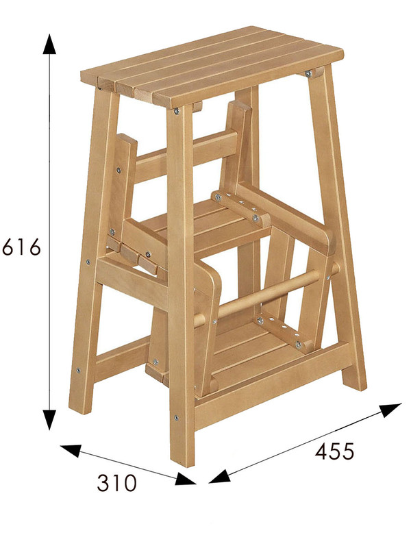 Табурет икеа деревянный со ступенькой