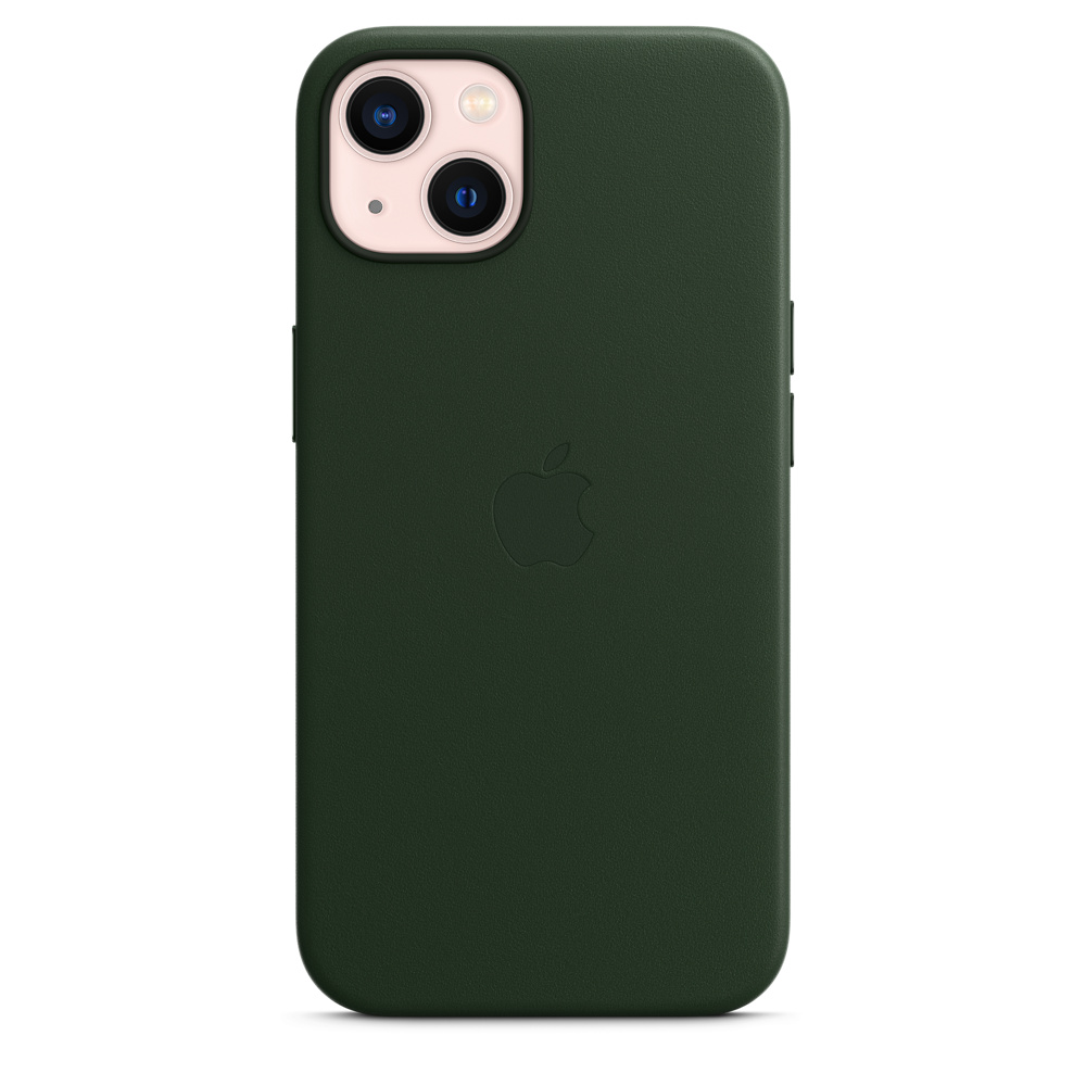 Чехол Apple для iPhone 13 Leather Case MagSafe Sequoia Green (MM173ZE/A) -  отзывы покупателей на маркетплейсе Мегамаркет | Артикул: 100029400208