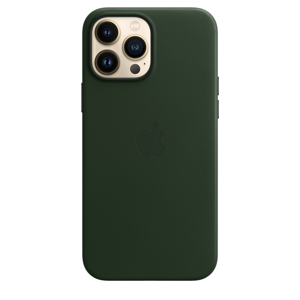 Чехол Apple для iPhone 13 Pro Max Leather MagSafe Sequoia Green (MM1Q3ZE/A)  - отзывы покупателей на маркетплейсе Мегамаркет | Артикул: 100029400218