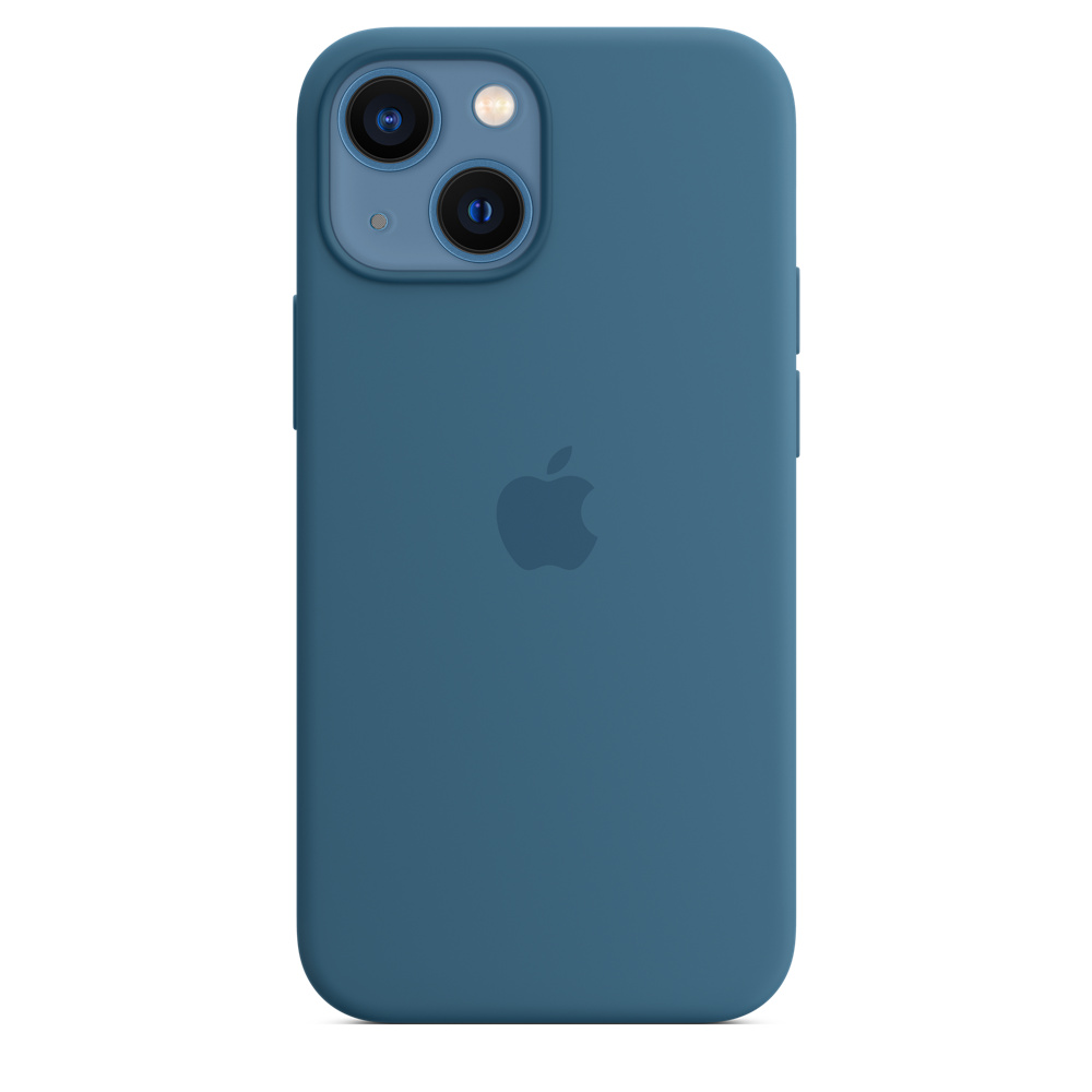 Чехол Apple для iPhone 13 mini Silicone Case MagSafe Blue Jay (MM1Y3ZE/A),  купить в Москве, цены в интернет-магазинах на Мегамаркет