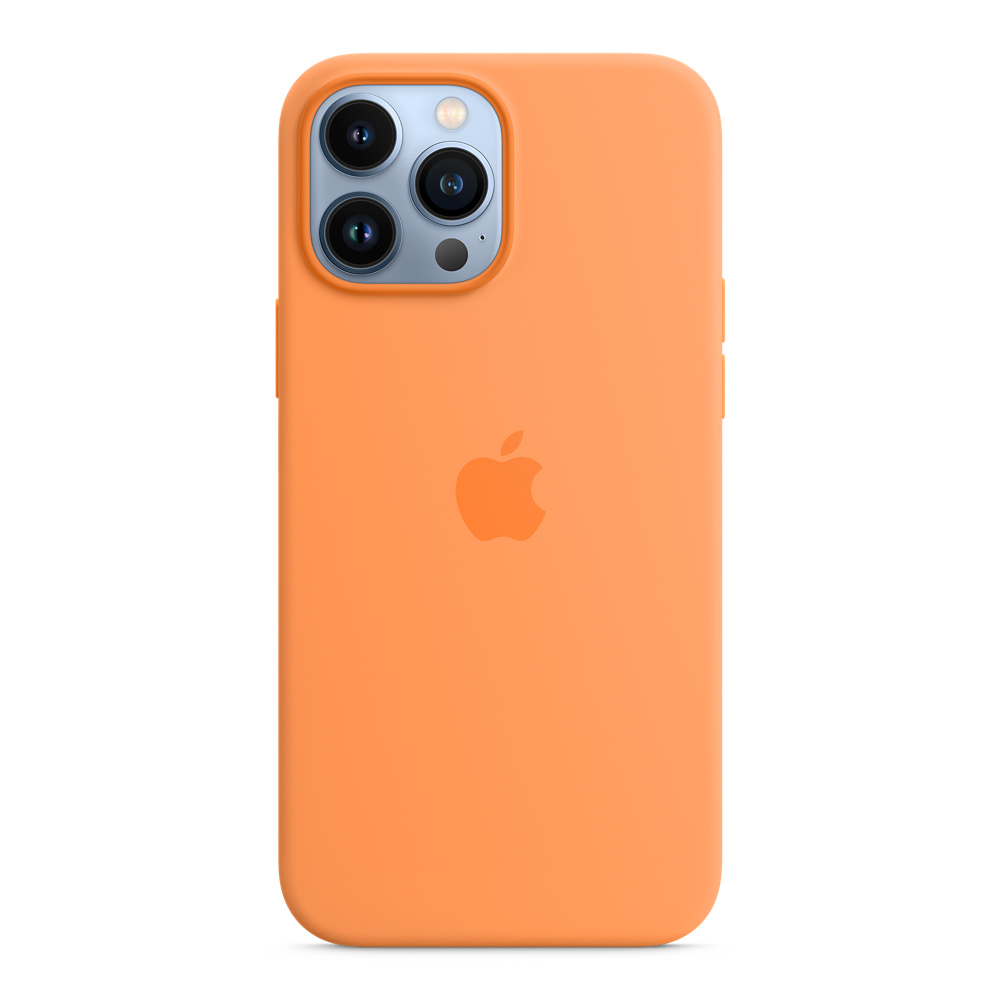 Чехол Apple для iPhone 13 Pro Max Silicone Case MagSafe Marigold  (MM2M3ZE/A), купить в Москве, цены в интернет-магазинах на Мегамаркет