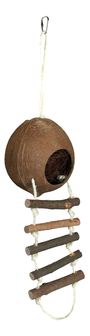 Домик для грызуна TRIXIE кокос, 56х13х13см, цвет коричневый