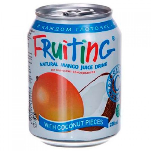 Напиток Фрутинг из сока манго с кусочками кокоса 238 мл