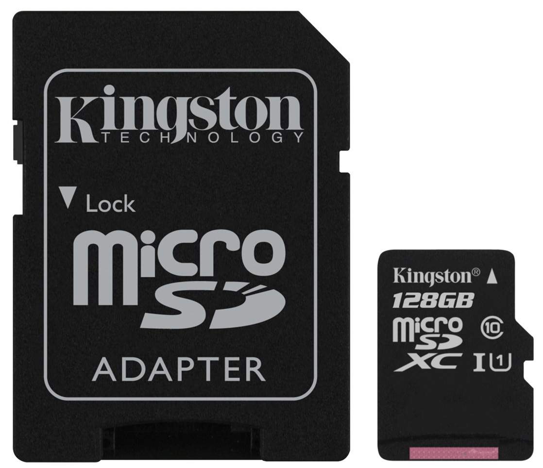 Карта памяти Kingston Micro SD Canvas Select 128GB - отзывы покупателей на  Мегамаркет