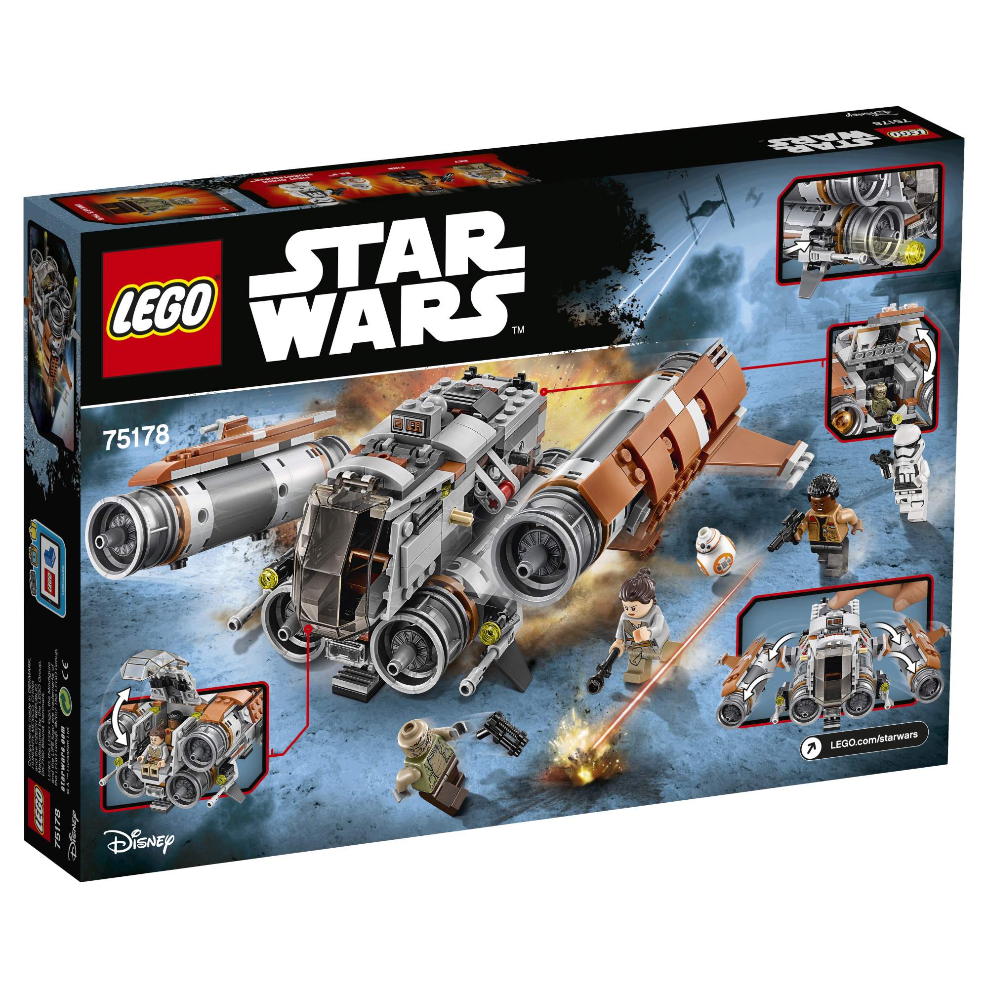 Конструктор star wars. Лего Звёздные войны Квадджампер Джакку. LEGO Star Wars 75178.