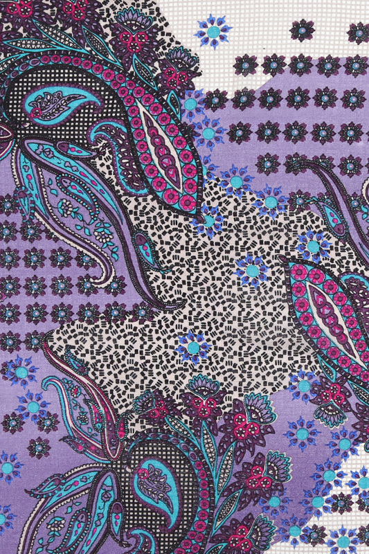 Шарф женский Leo Ventoni GLS4-10 фиолетовый, 182х70 см