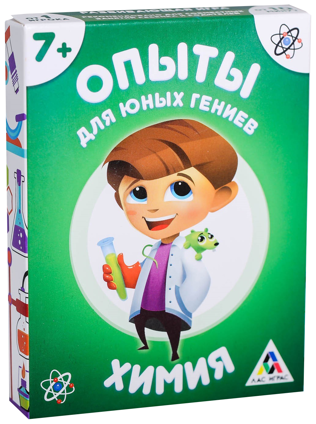 Купить карточная игра Опыты для юных гениев. Химия, 30 карточек ЛАС ИГРАС,  цены на Мегамаркет | Артикул: 100025543863