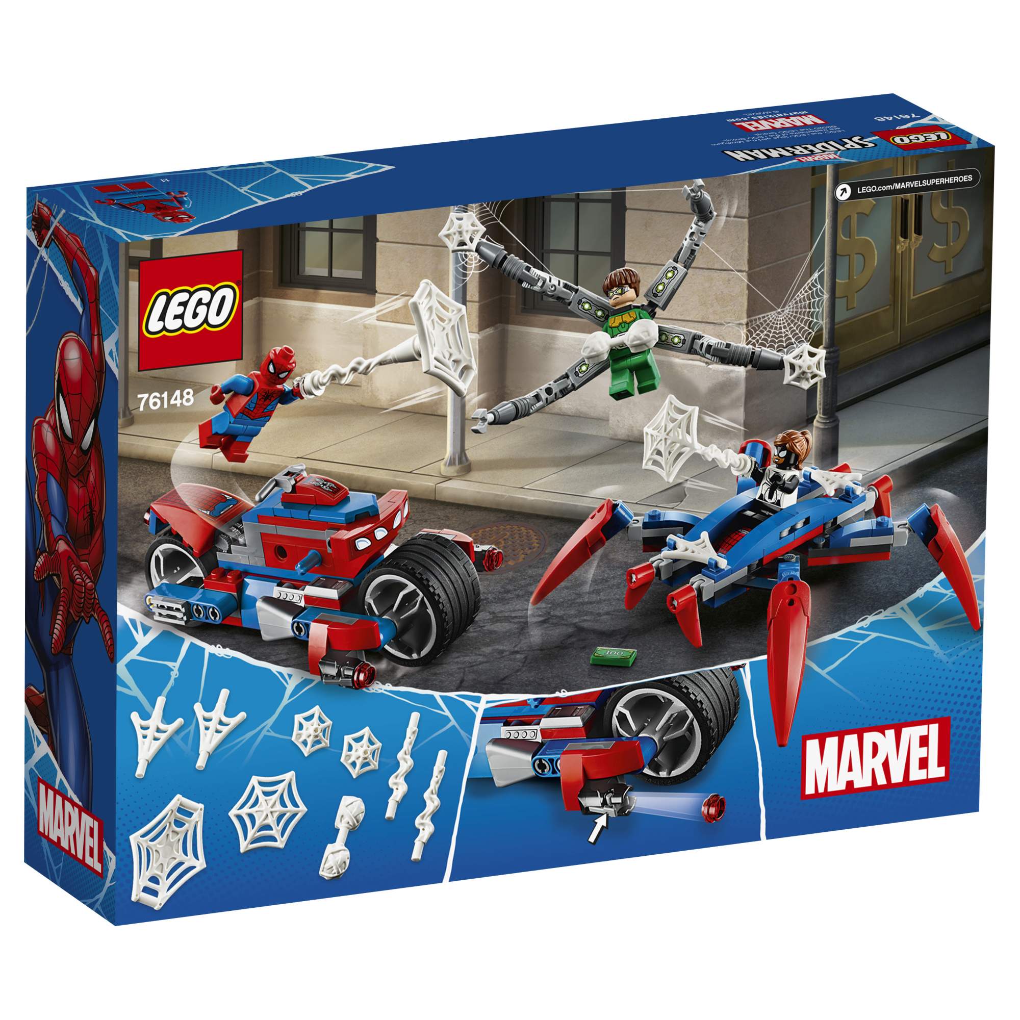 Конструктор LEGO Marvel Super Heroes 76148 Человек-Паук против Доктора Осьминога