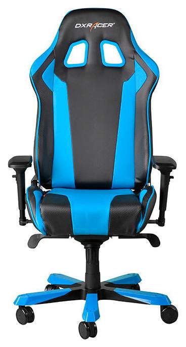 Игровое кресло DXRacer OH/KS06/NB, синий/черный