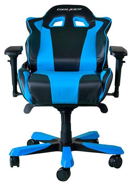 Игровое кресло DXRacer OH/KS06/NB, синий/черный