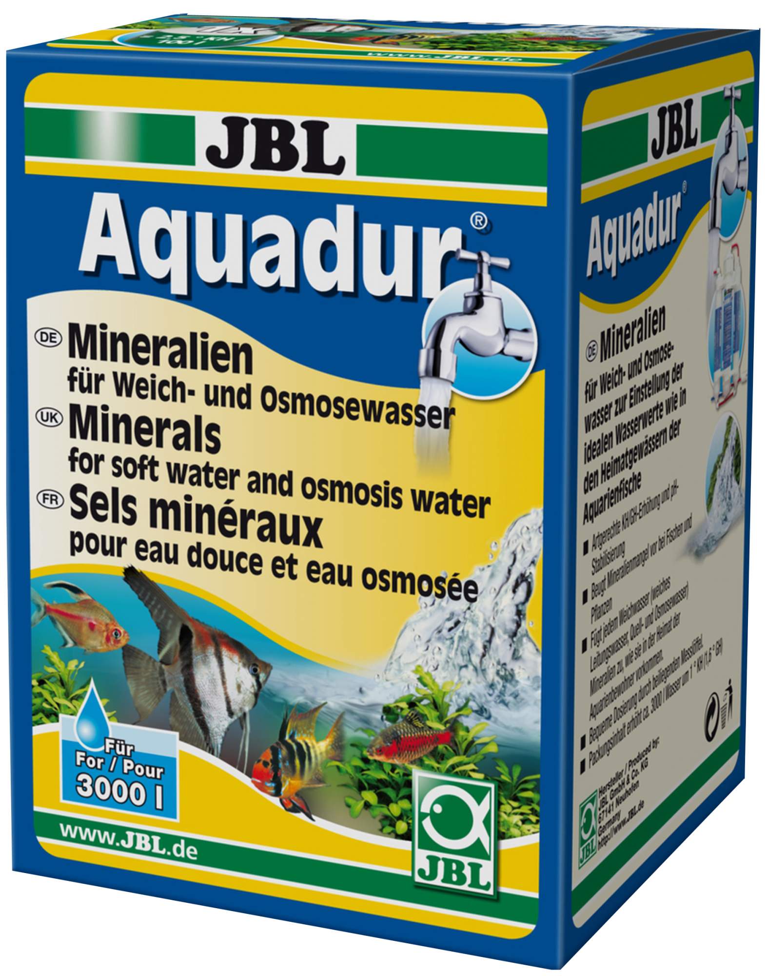 Набор минеральных солей JBL Aquadur для увеличения KH и стабилизации pH, 250 г