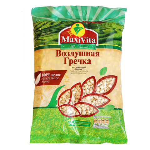 Воздушные зерна гречки MaxiVita 75 г