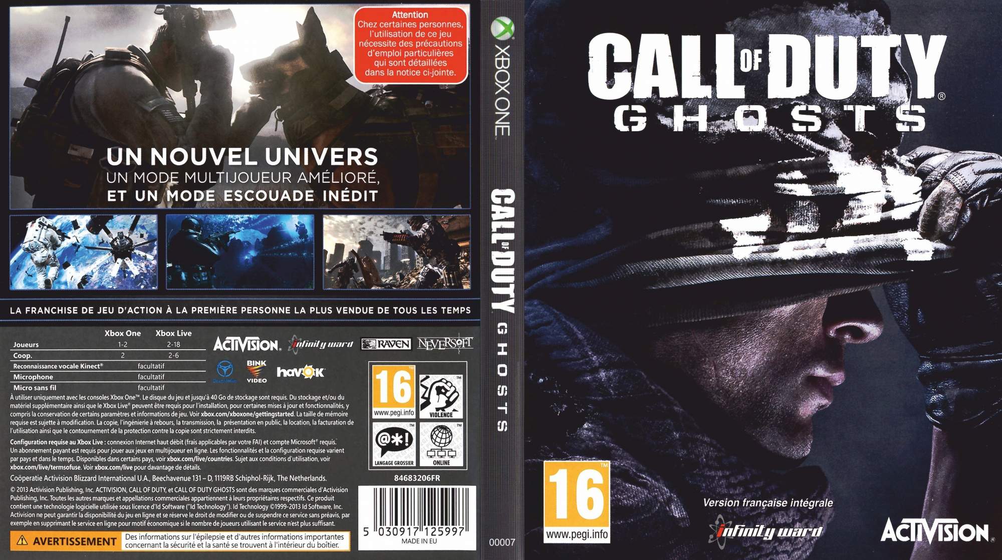 Игра Call of Duty: Ghosts для Microsoft Xbox One – купить в Москве, цены в  интернет-магазинах на Мегамаркет