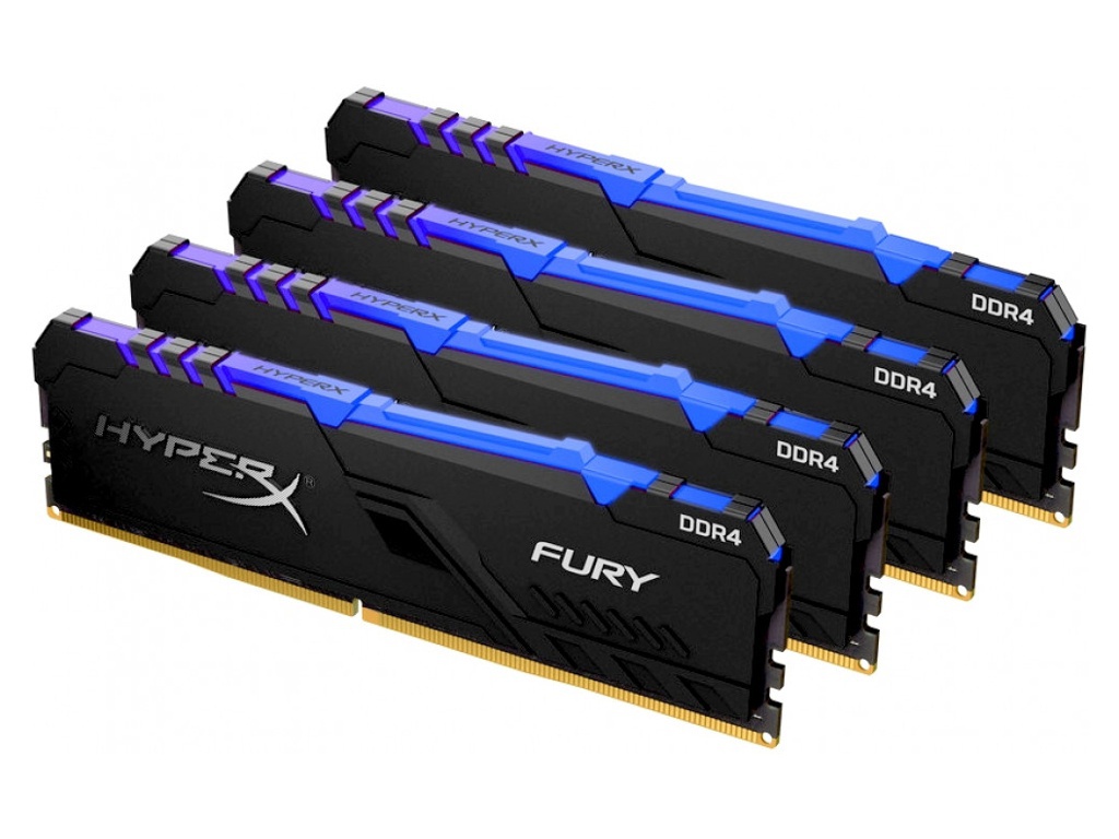 Оперативная память Kingston HyperX Fury RGB 16Gb DDR4 2666MHz