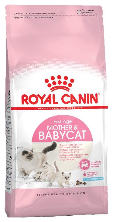Купить сухой корм для котят и кормящих кошек ROYAL CANIN Mother&Babycat, домашняя птица, 2кг, цены на Мегамаркет | Артикул: 100023201365