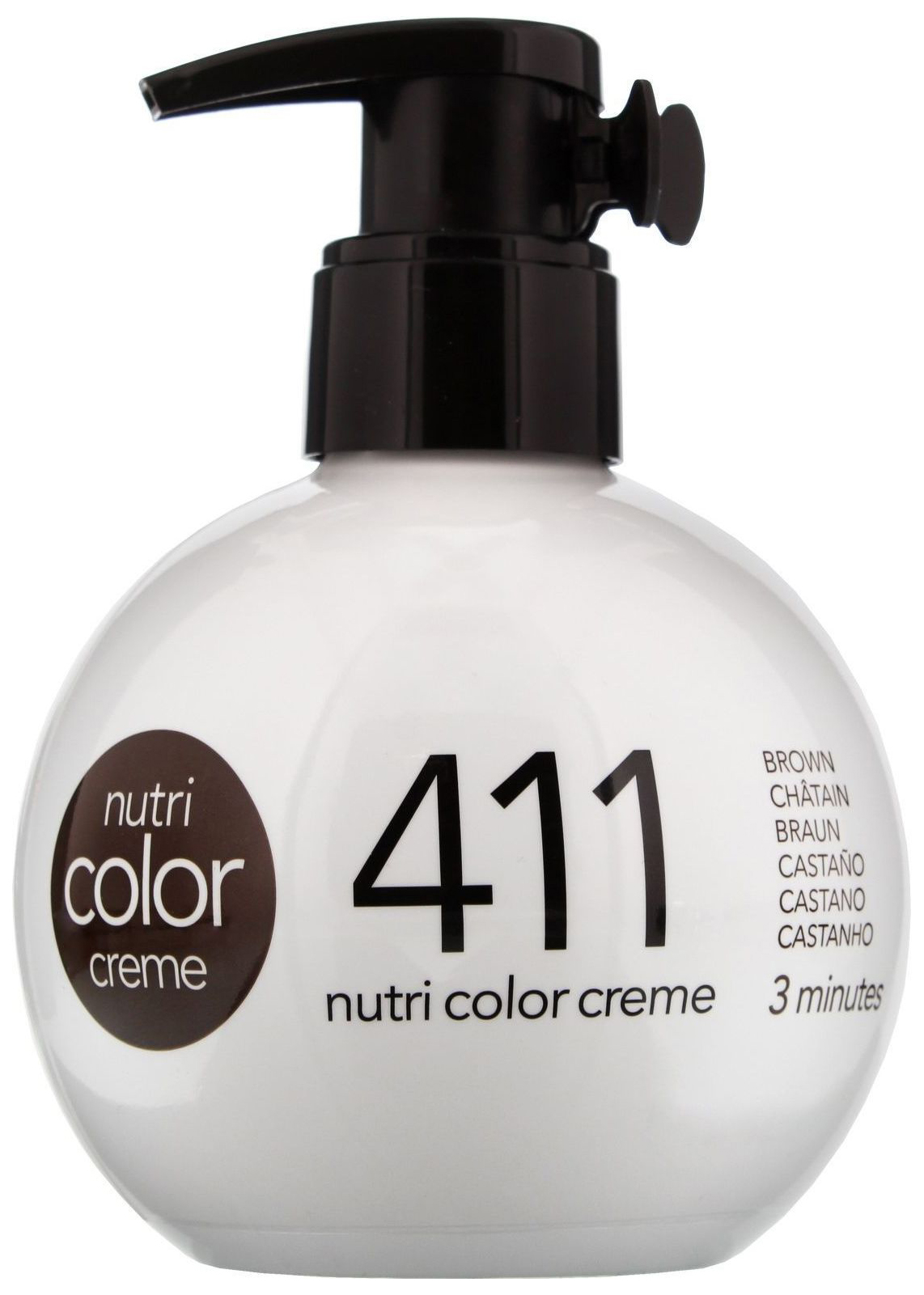 Revlon nutri color creme 411 краска для волос холодный коричневый 250 мл