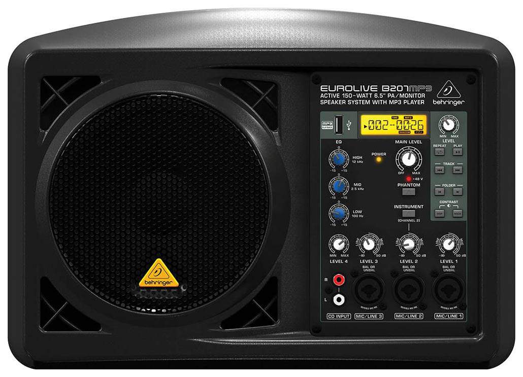 Беспроводная акустика Behringer Eurolive B207MP3 Black, купить в Москве, цены в интернет-магазинах на Мегамаркет