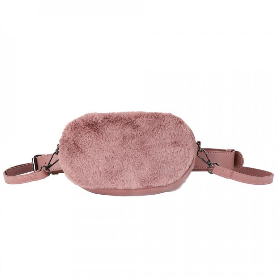 Поясная сумка женская OrsOro PW-927, палево-розовый