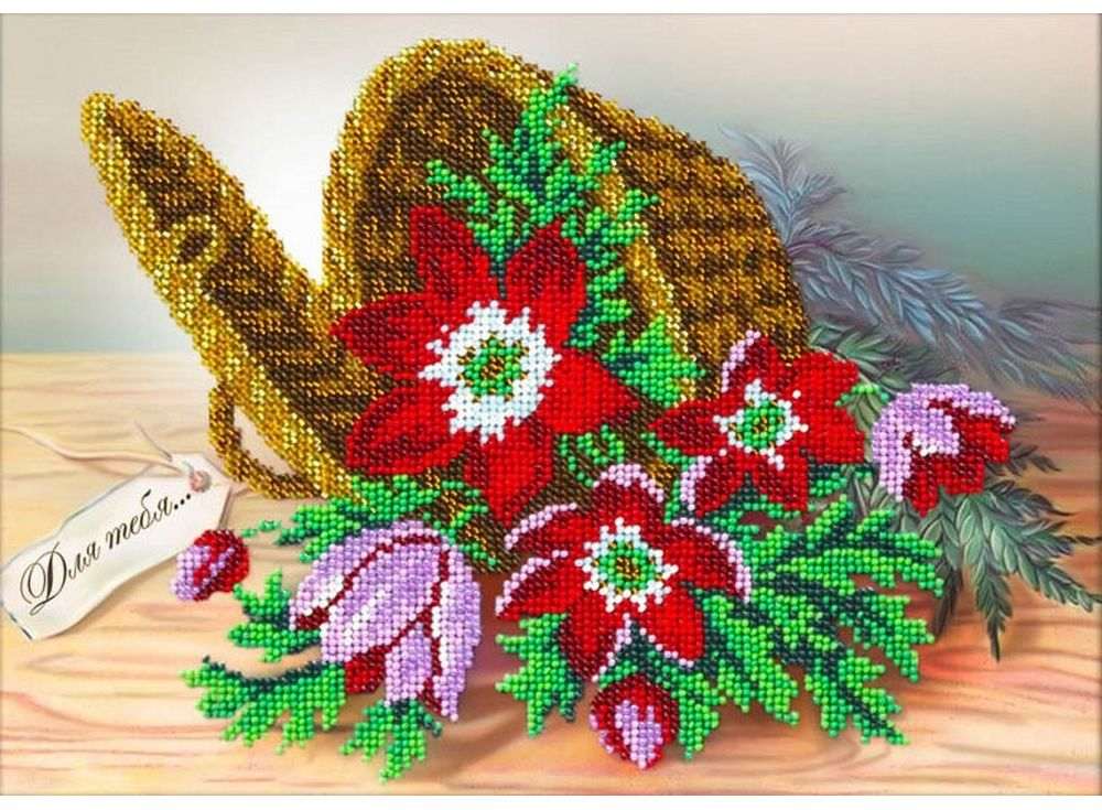 Картины бисером фото вышитые