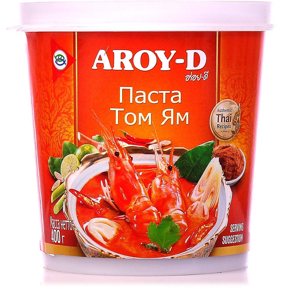 Купить паста Том Ям Aroy-D, 400г, цены на Мегамаркет | Артикул: 100023983665