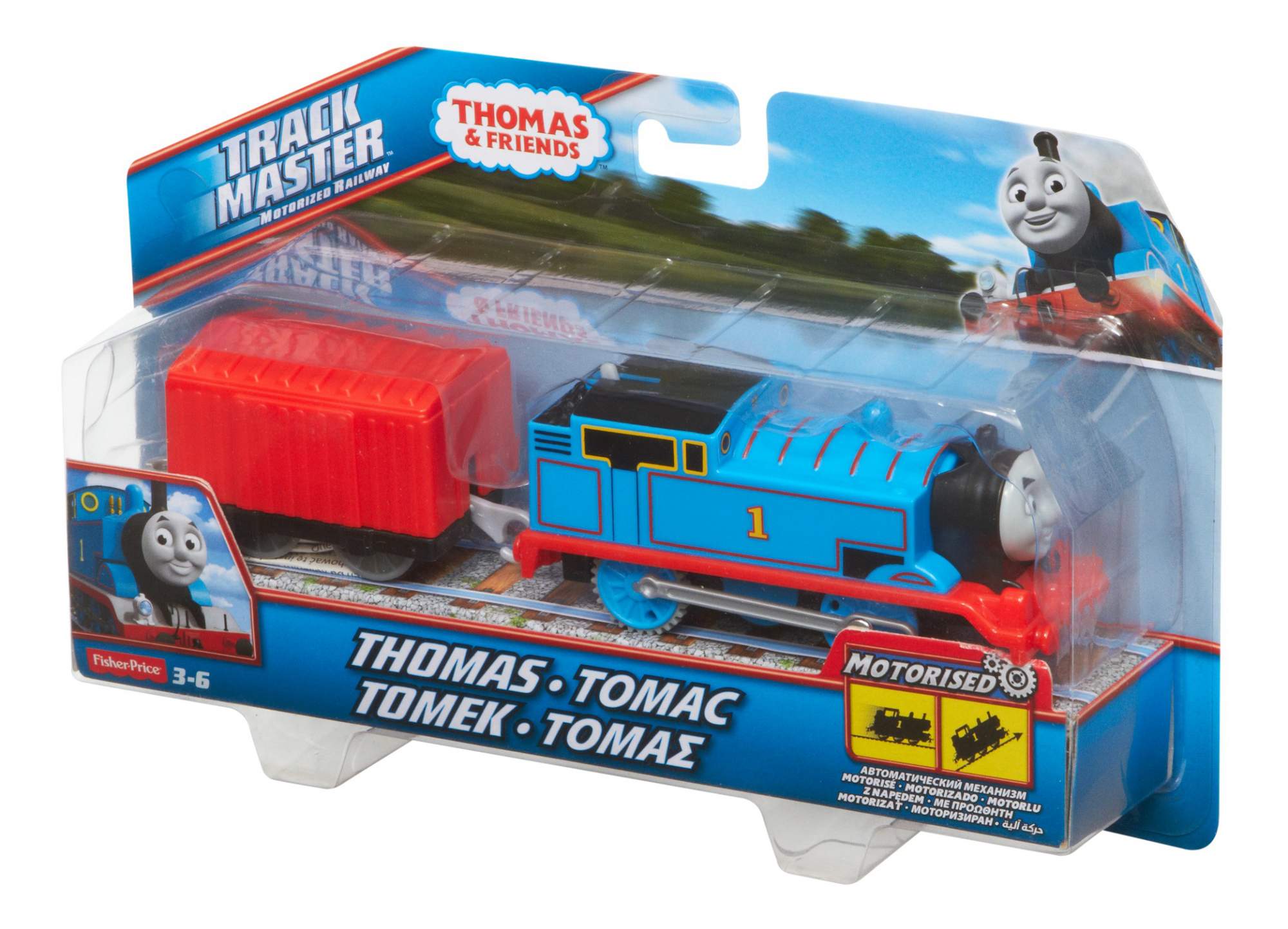 Купить поездной состав Fisher-Price Thomas базовые Паровозики BMK87 BML06,  ассортимент, цены на Мегамаркет