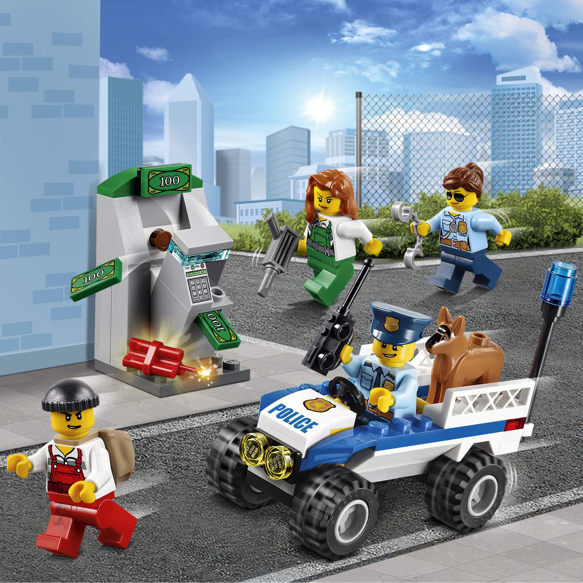 Конструктор LEGO City Police Набор для начинающих Полиция (60136)