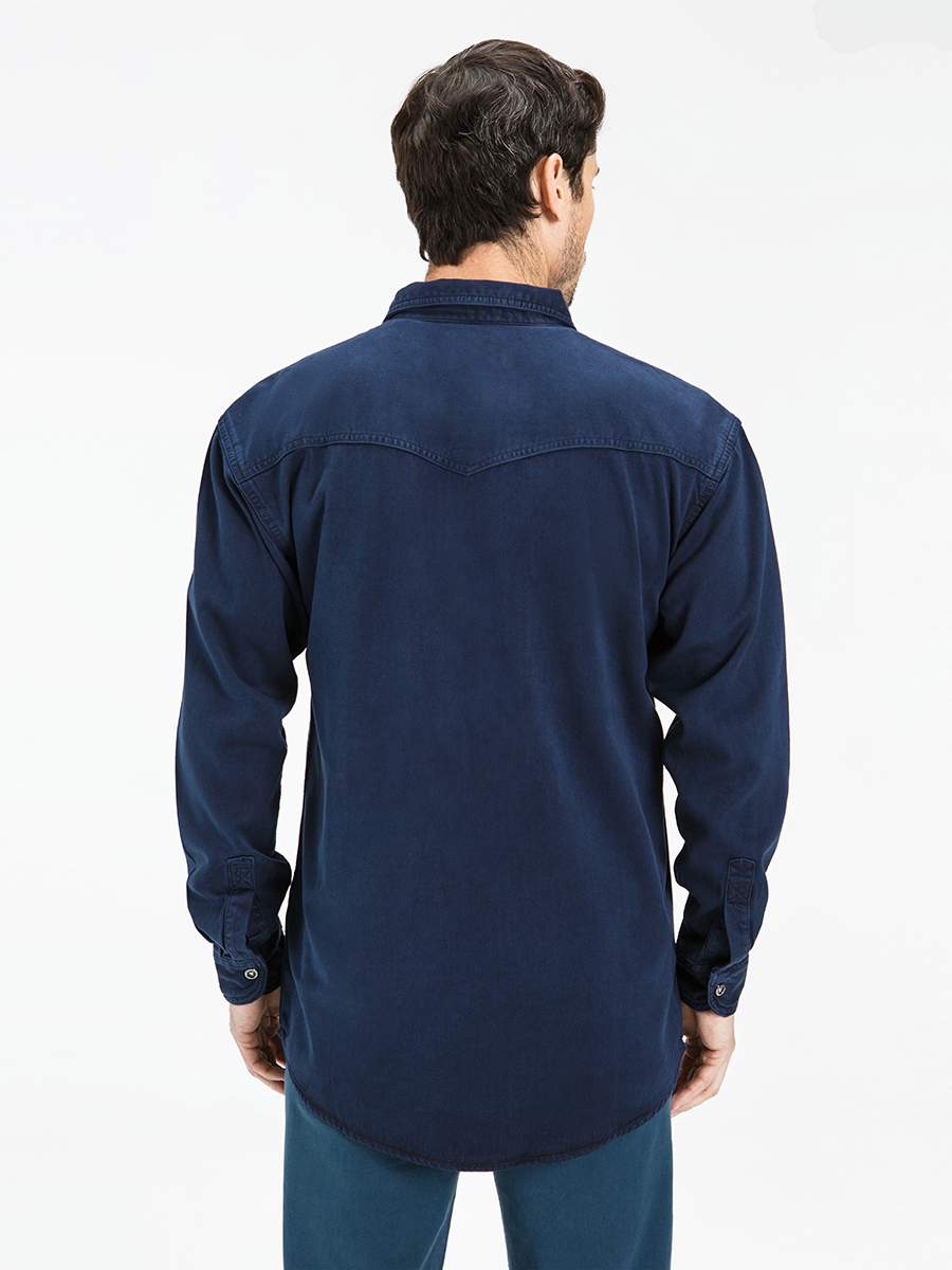 Джинсовая рубашка мужская Velocity PRIME 16-V34 синяя M
