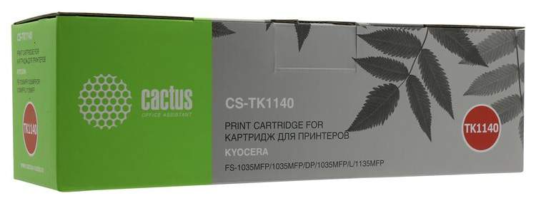 Картридж для лазерного принтера Cactus CS-TK1140 черный