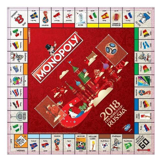Hasbro Монополия FIFA 2018. Настольная игра Monopoly FIFA 2018.