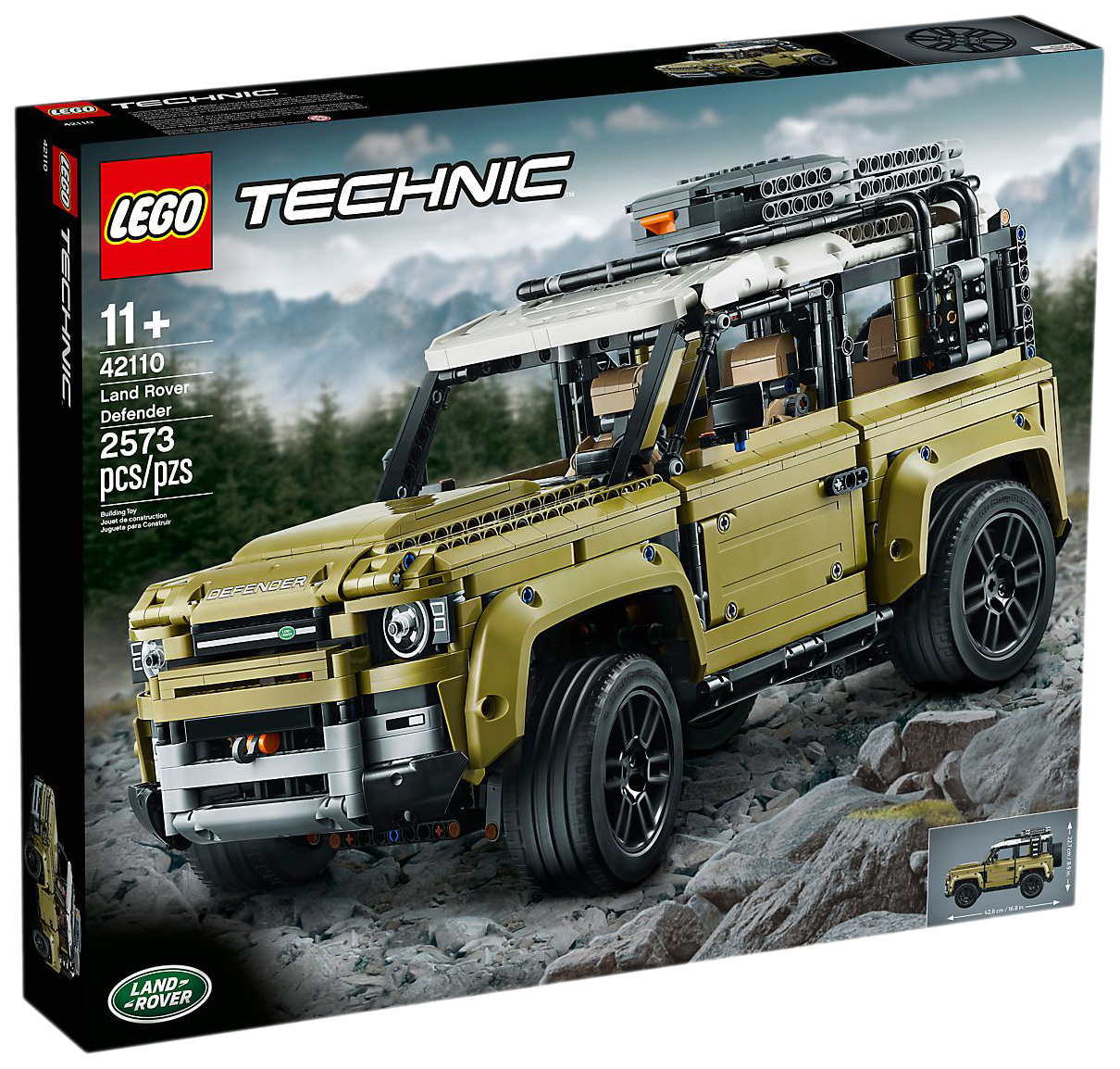 Купить конструктор LEGO Technic 42110 Land Rover Defender, цены на  Мегамаркет | Артикул: 100025402266