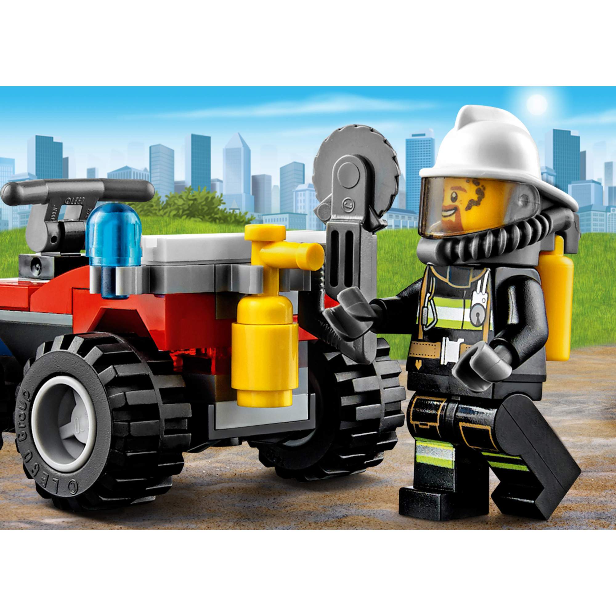 Конструктор LEGO City Fire Пожарный квадроцикл (60105)
