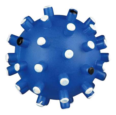 Игрушка-пищалка для собак TRIXIE Мяч игольчатый из винила, в ассортименте, 10 см
