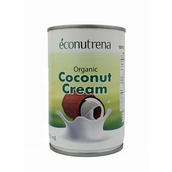 Сливки Econutrena кокосовые органические 400 мл
