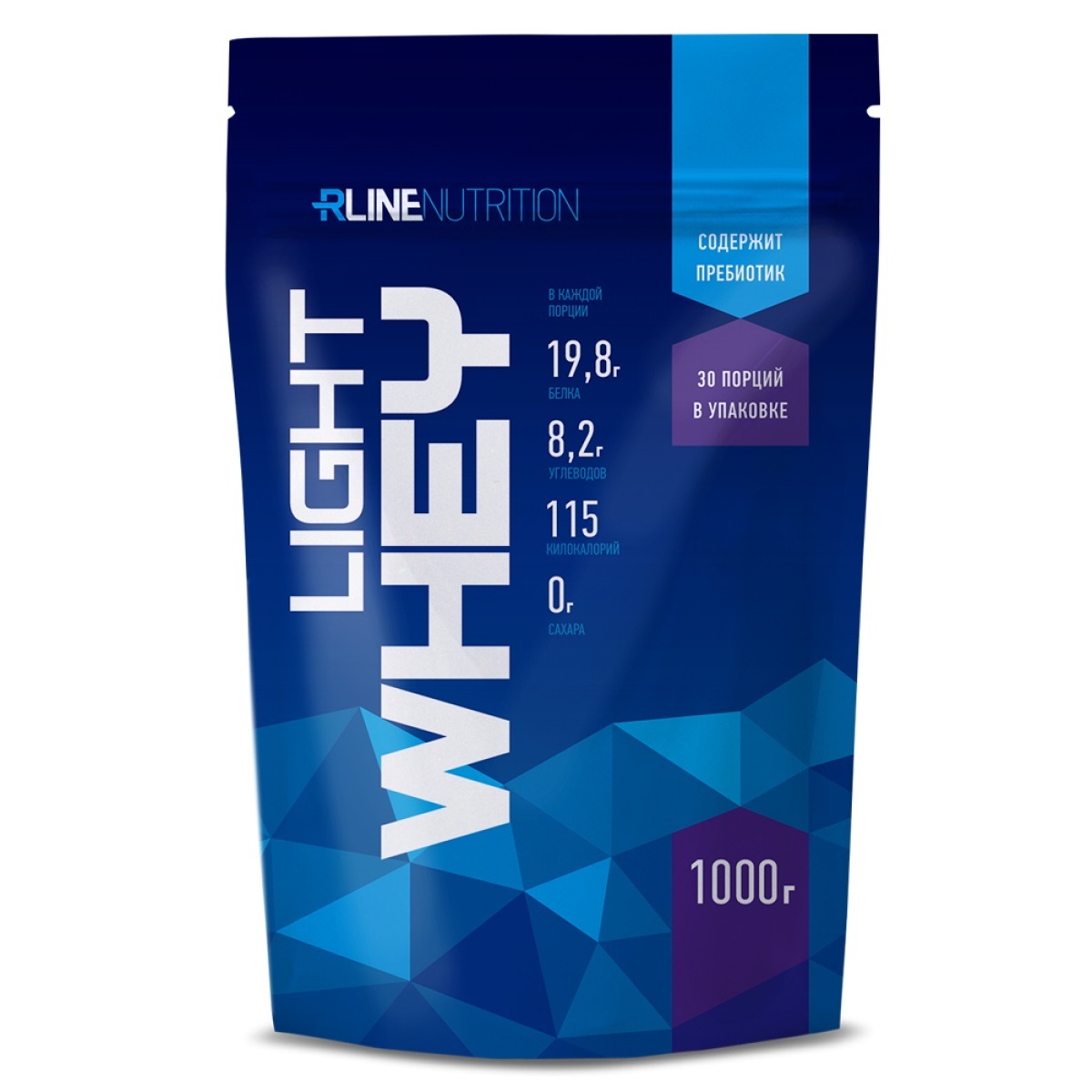 Протеин Rline Light Whey, 1000 г, шоколад