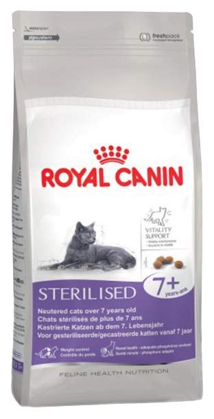 Купить сухой корм для кошек ROYAL CANIN Regular Sterilised 7+, для пожилых стерилизованных, 1,5кг, цены на Мегамаркет | Артикул: 100024483867