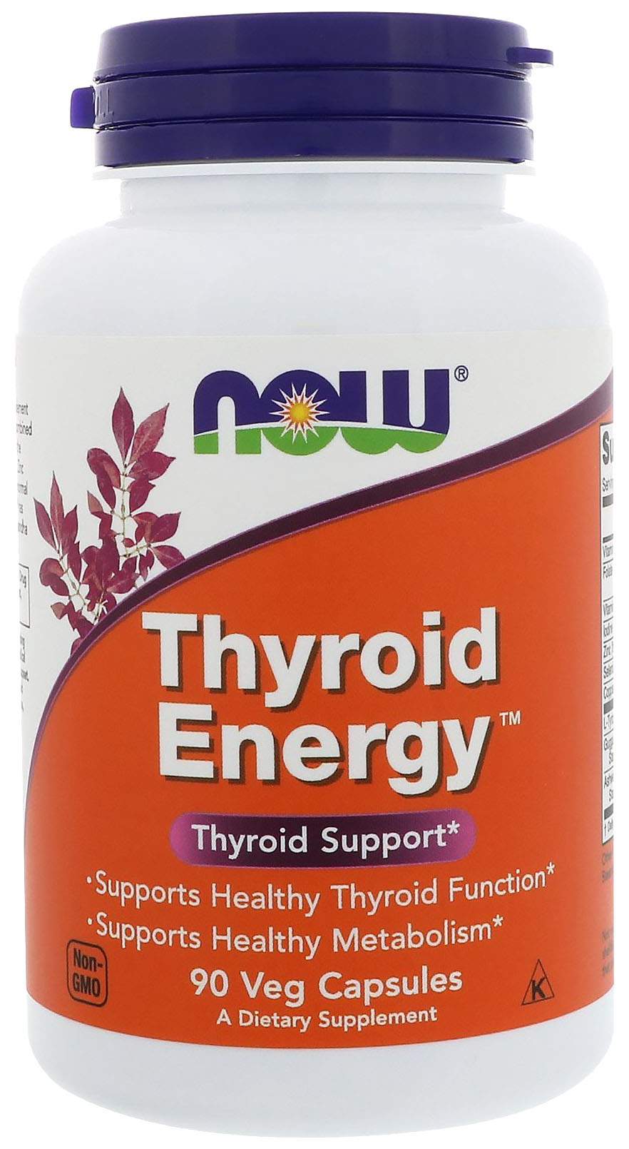 Добавка для здоровья NOW Thyroid Energy 90 капс.