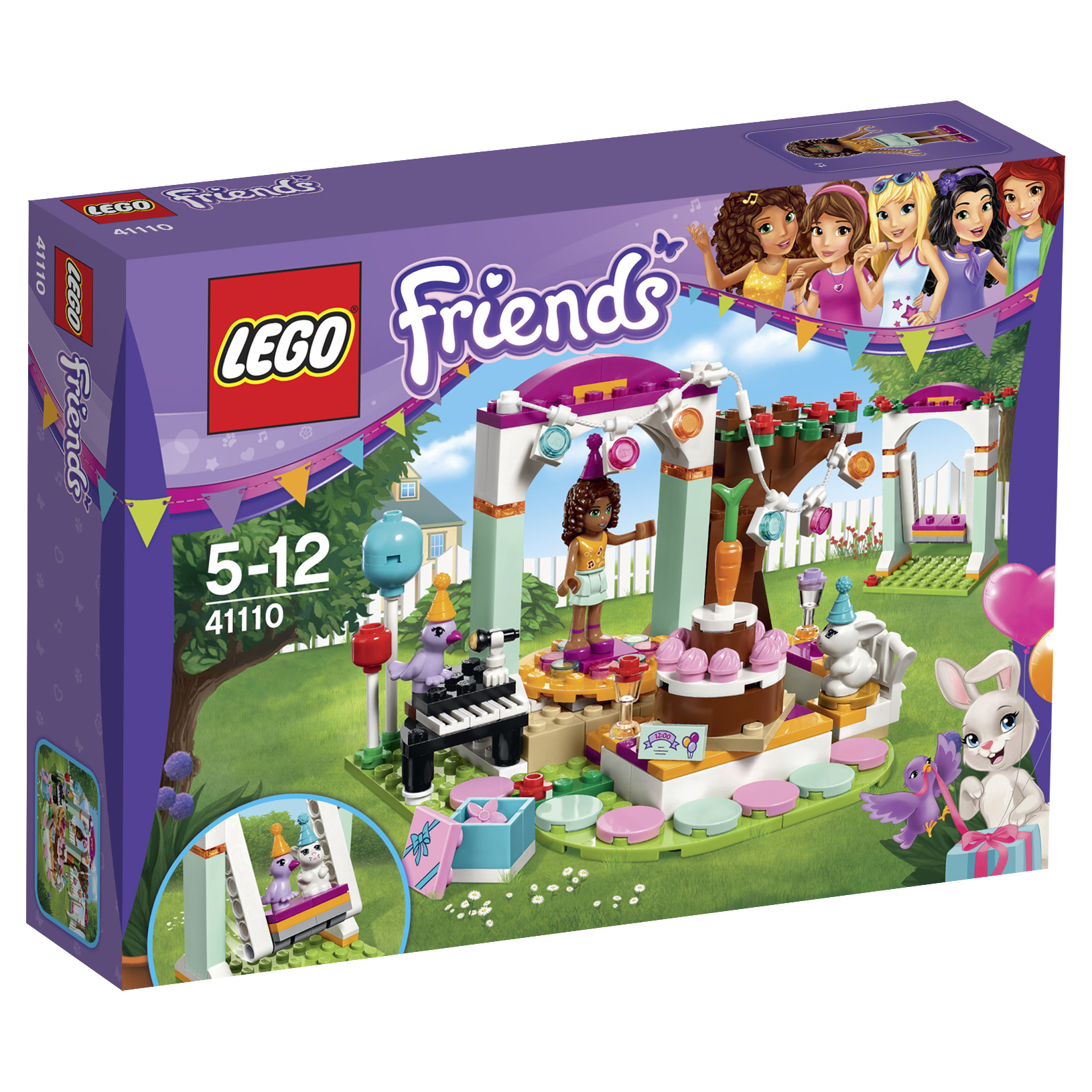 Купить конструктор LEGO Friends День рождения (41110), цены на Мегамаркет |  Артикул: 100000075567