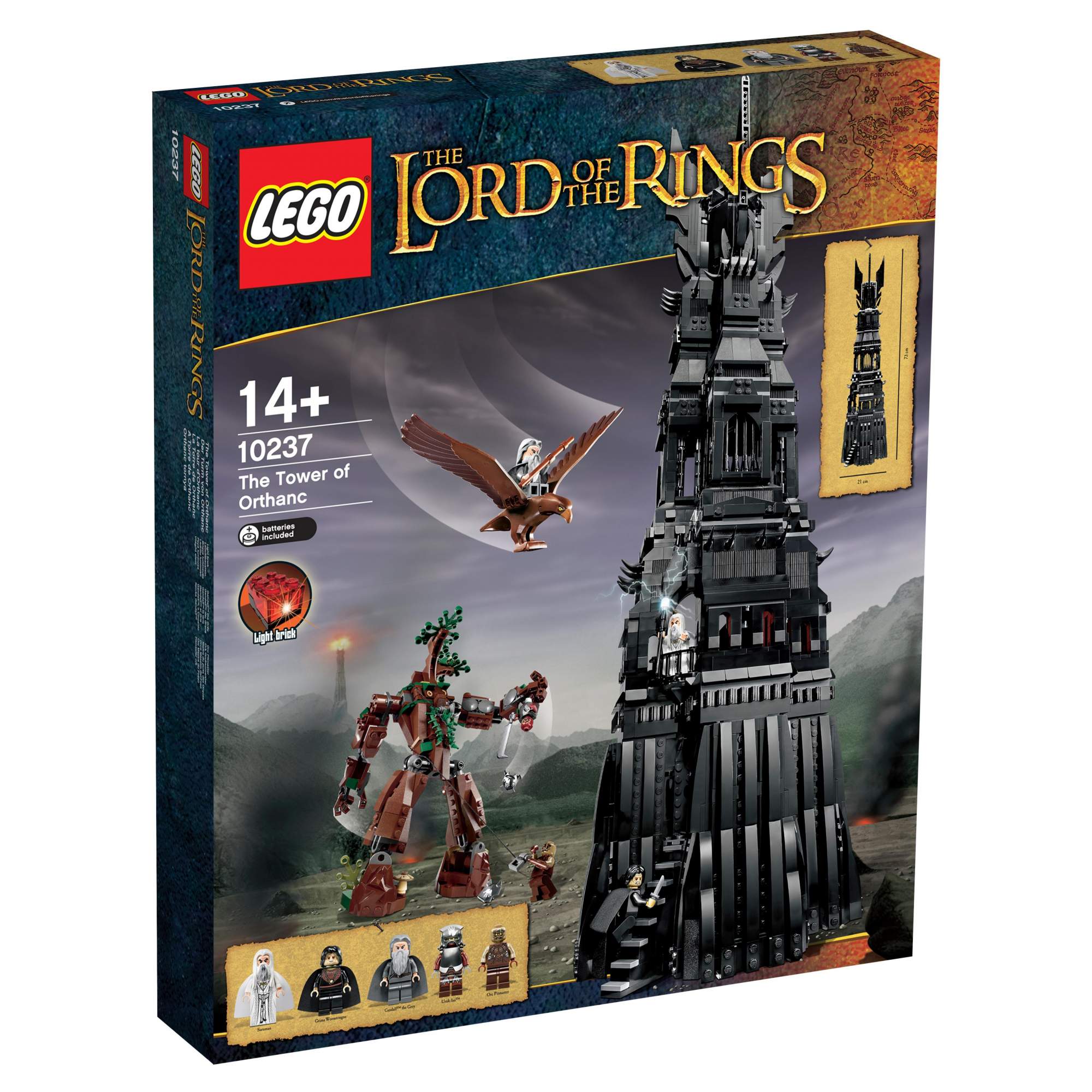 Отзывы о конструктор LEGO Lord of the Rings and Hobbit Башня Ортханк  (10237) - отзывы покупателей на Мегамаркет | конструкторы LEGO 10237 -  100000093367